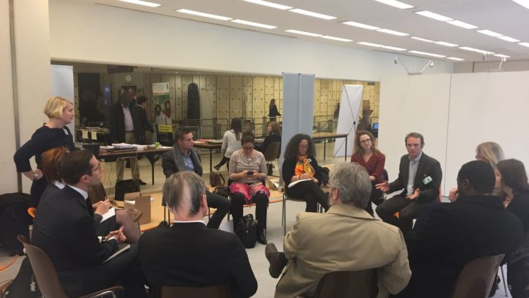 OECD Watch explains the “Remedy is the Reason” campaign to NCPs in Geneva