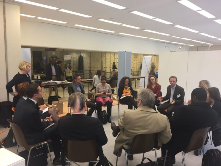 OECD Watch explains the “Remedy is the Reason” campaign to NCPs in Geneva