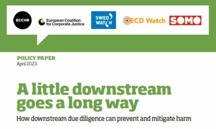 publication cover - A little downstream goes a long way